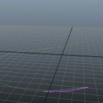 Maya-パスに沿うジョイント