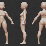 UdemyでZBrushコースを購入してみた4~ZBrushで作る初めてのキャラクター制作2~