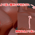 ZBrush-平らに均す!-Planarブラシ3種