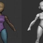 UdemyでZBrushコースを購入してみた3~ZBrushで作る初めてのキャラクター制作1~