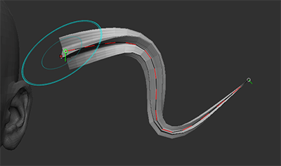 Zbrush カーブの編集1 伸縮自在 Curve カーブ の各設定 らくがきクリエイトmononoco