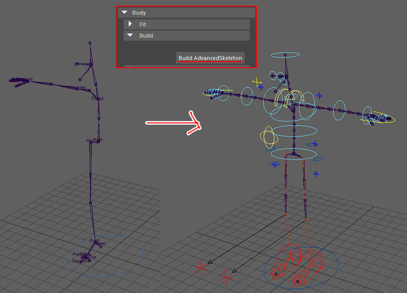 Maya-リグ作成プラグイン!Advanced Skeleton-基本的な使い方