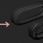 ZBrush-ArrayMesh(アレイメッシュ)の使い方-インスタンス化ジオメトリの作成と配列