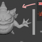 ZBrush-モデルのリアルサイズを任意で設定!Scale Master(スケールマスター)の使い方