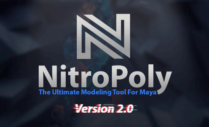 Maya-フリーのモデリング補助ツール「NitroPoly」のインストールとおすすめ機能