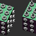ZBrush-同一モデル・同一メッシュに複数のNanoMeshを適用する方法