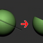 【ZBrush】一気に削る!Trim(トリム)ブラシの使い方とClipブラシとの違い