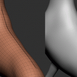 ZBrush-CreaseCurve（クリースカーブ）ブラシ