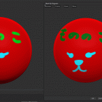 【ZBrush】PolyPaint(ポリペイント)でマスク作成!Mask by PolyPaint