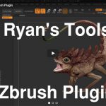 【ZBrush】プラグイン「Ryan′s Tools」インストールと使い方