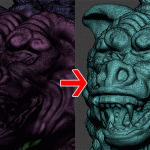 ZBrush-ポリゴンの軽量化!Decimation Master(デシメーションマスター)の使い方と各設定