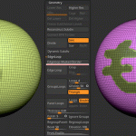 【ZBrush】Edgeloop Masked Border。マスクの境界にエッジループ!