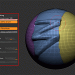 【ZBrush】Mask By Polygroups。ポリグループごとにスカルプト!
