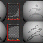 【ZBrush】マスクを細かく調整!Mask Adjustとプロファイルカーブサンプル