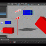 【Maya】フリースクリプト「LockWorldTransform」。ワールド空間でオブジェクトロック!