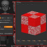 ZBrush-SurfaceとNoiseMakerプレビューウィンドウの主な設定