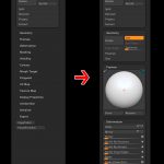 【ZBrush】SubPallete（サブパレット）を複数展開する方法