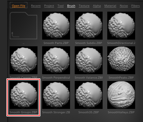 freeze groups when using move tool zbrush