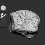 【ZBrush】簡単!岩石作りに!TrimSmoothBorderブラシ