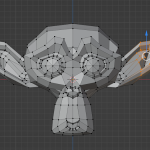 【Blender】モディファイアの適用方法(確定方法)方法とミラーでの編集