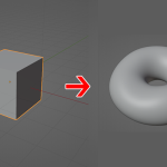 【Blender】ドーナツ！Blender 3.0 Beginner Object Editing Tutorialメモ①【Blender Guru】