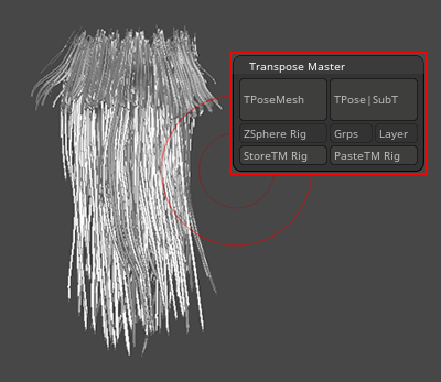 Zbrush 髪 毛テクスチャを作る Fibermesh らくがきクリエイトmononoco