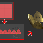 【ZBrush】王冠の作り方②:ZmodelerとBendArcでローポリな王冠を作る