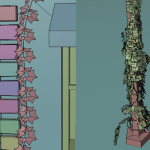 【Blender】簡単!ツタの作り方【Curveモディファイヤ/Ivy Generator】