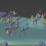 【Blender】パーティクルを使ったアセットの配置方法