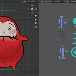 【Blender】Auto-Rig Proでだるまさんのリギング。インストールからピッカー作成まで
