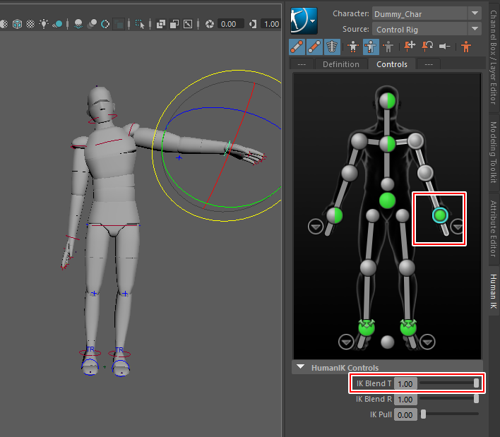 【maya】humanikでfkとikでポーズを一致させる方法 らくがきクリエイトmononoco 3171