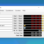 複数作業時間を簡単管理『WatchMe』