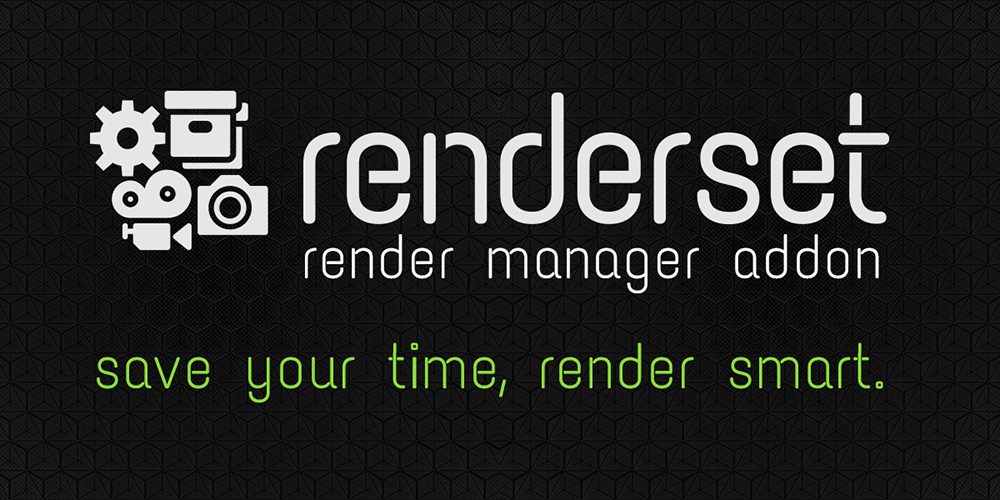 【Blender】レンダリング管理アドオン『Renderset』のインストールと簡単な使い方