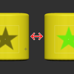 【ZBrush】マスク情報をメッシュ表示範囲に変換する