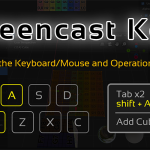 【Blender】キー操作を画面上に表示するアドオン『Screencast-Keys』