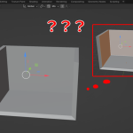 【Blender】オブジェクトを選択してもオレンジ枠が表示されない