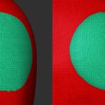 【ZBrush】ギザギザ境界線を滑らかにする【Polish By Features】