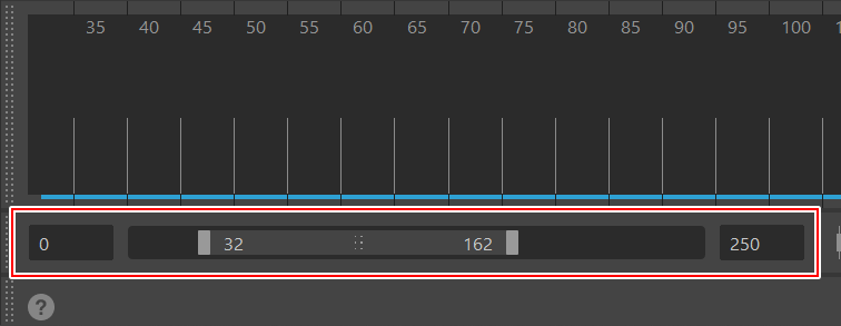 Maya time slider range