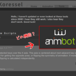 【animbot】Aaron Koressel氏のMELスクリプト『ackNegateKeys』の代わりは？